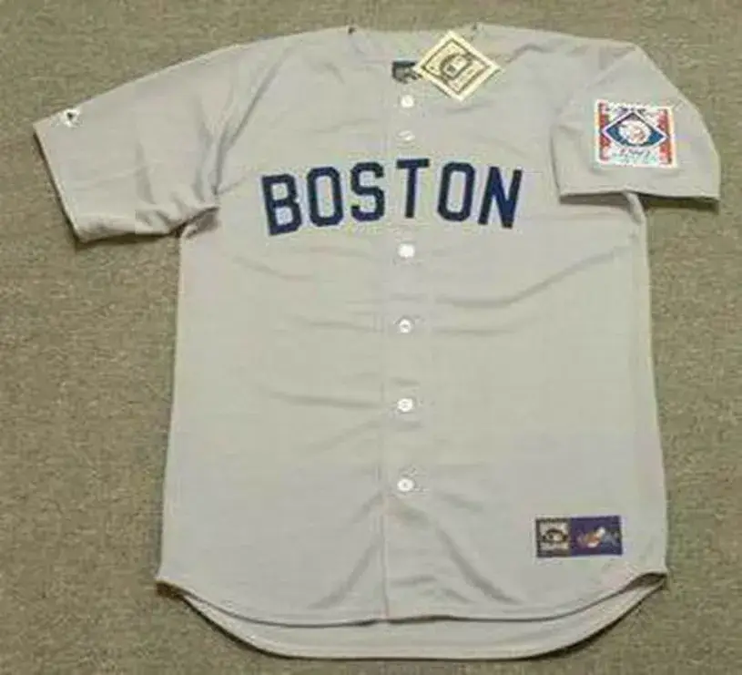 TED WILLIAMS Boston Red Sox 1939 Away Majestic Throwback Baseball Jersey