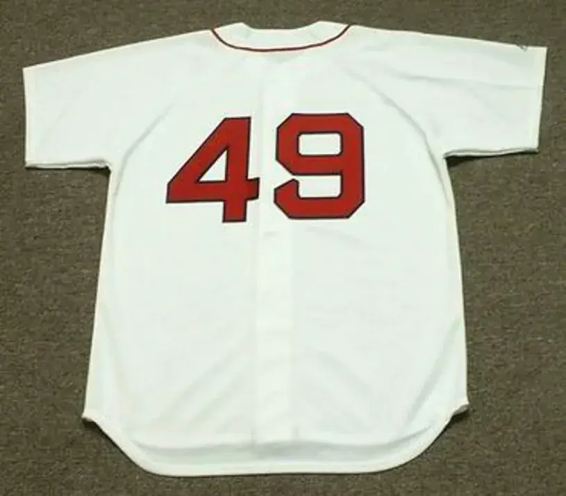 TIM WAKEFIELD Boston Red Sox 2009 Majestic Throwback Home Baseball Jersey 