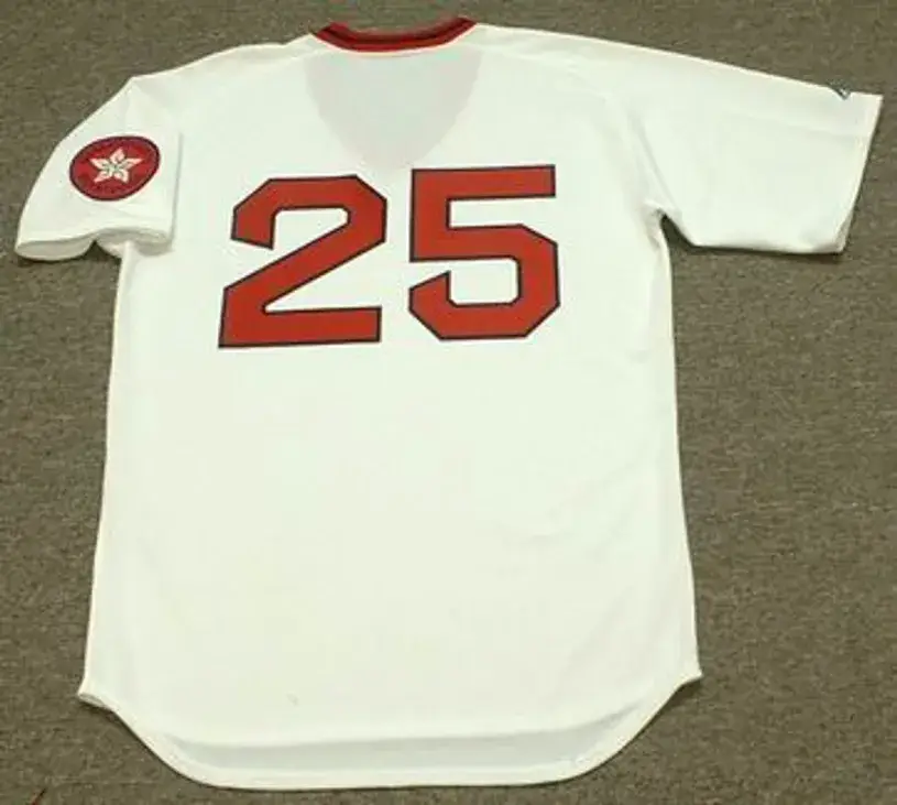 TONY CONIGLIARO Boston Red Sox 1975 Majestic Cooperstown Throwback Jersey 