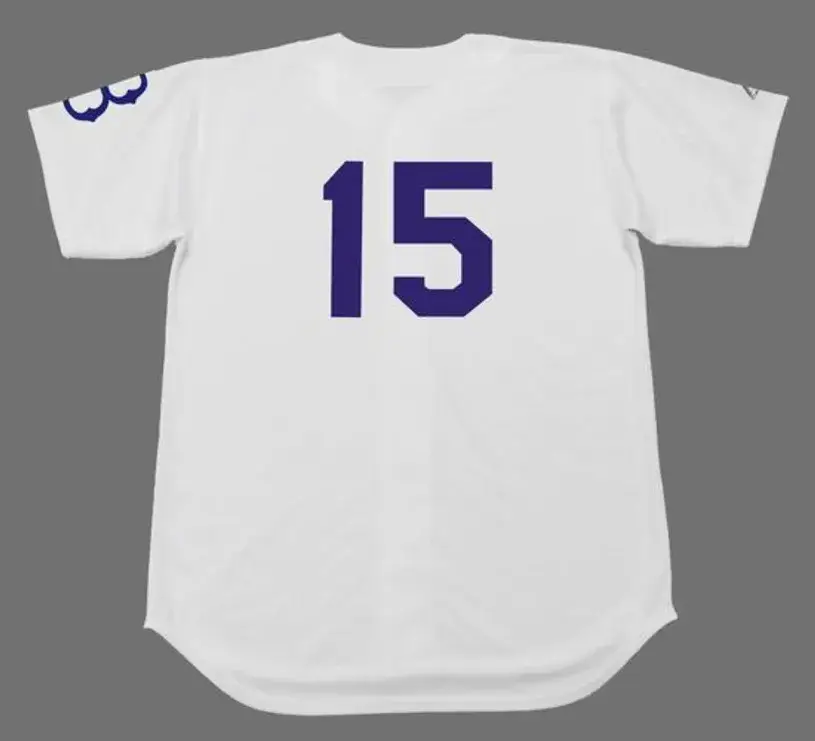 SANDY AMOROS Brooklyn Dodgers Majestic Cooperstown Throwback Baseball Jersey