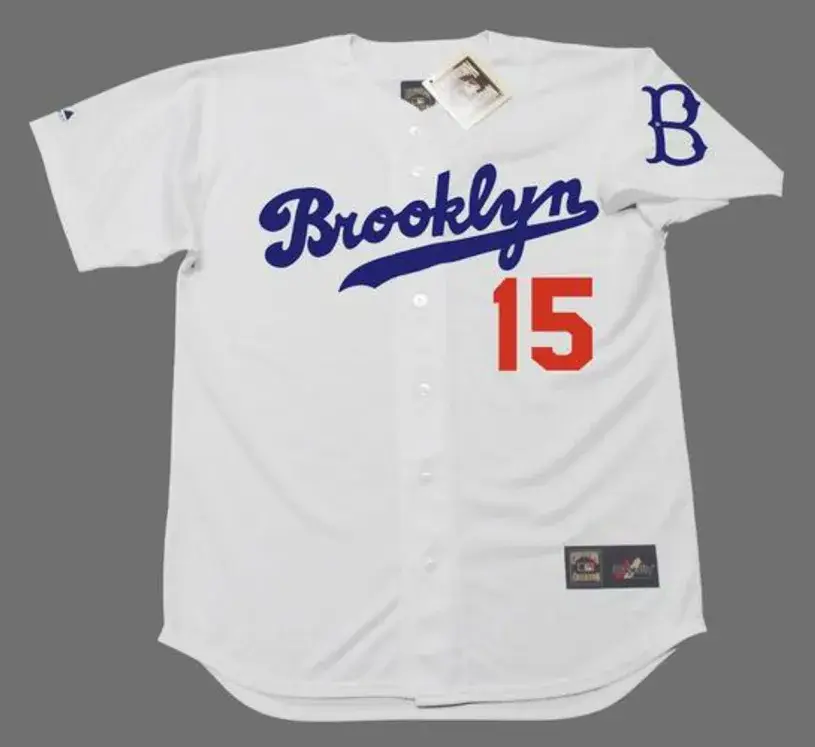 SANDY AMOROS Brooklyn Dodgers Majestic Cooperstown Throwback Baseball Jersey 