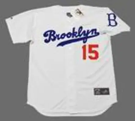 SANDY AMOROS Brooklyn Dodgers Majestic Cooperstown Throwback Baseball Jersey 