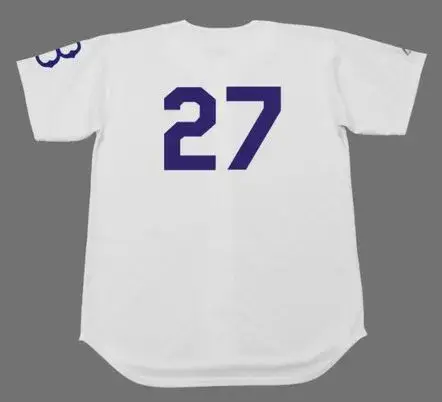 TOMMY LASORDA Brooklyn Dodgers Majestic Cooperstown Throwback Baseball Jersey