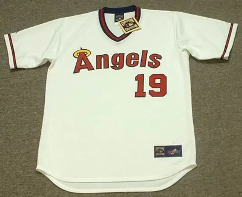 FRED LYNN California Angels 1982 Majestic Cooperstown Throwback Baseball Jersey