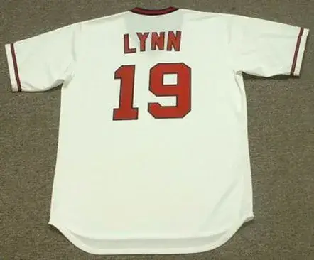 FRED LYNN California Angels 1982 Majestic Cooperstown Throwback Baseball Jersey 