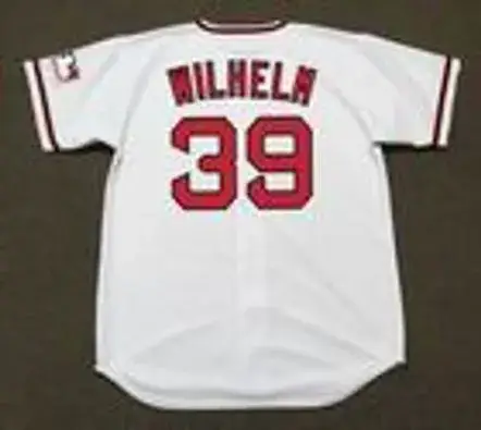 HOYT WILHELM California Angels 1969 Majestic Cooperstown Home Baseball Jersey 