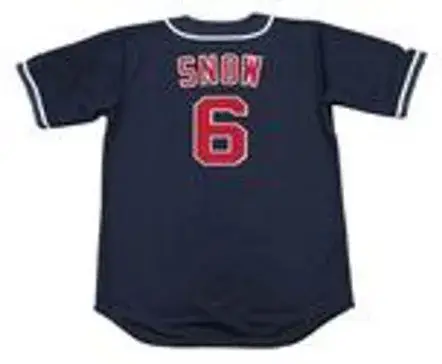 J.T. SNOW California Angels 1995 Majestic Throwback Alternate Baseball Jersey 
