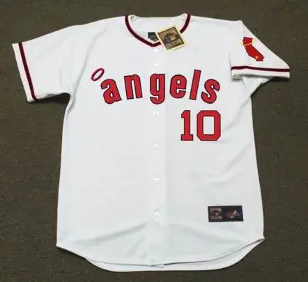 JEFF TORBORG California Angels 1972 Majestic Cooperstown Home Baseball Jersey