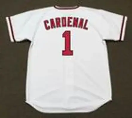 JOSE CARDENAL California Angels 1960’s Majestic Cooperstown Home Baseball Jersey 