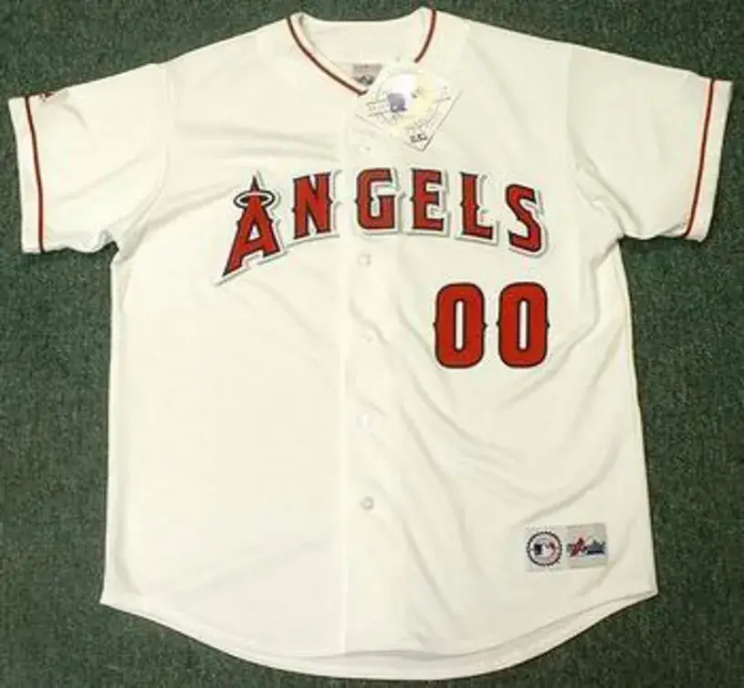 LOS ANGELES ANGELS 2010 Majestic Throwback Jersey Customized “Any Name & Number(s)”