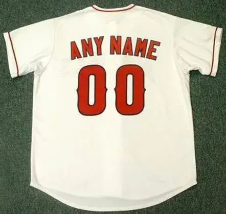 LOS ANGELES ANGELS 2010 Majestic Throwback Jersey Customized “Any Name & Number(s)” 