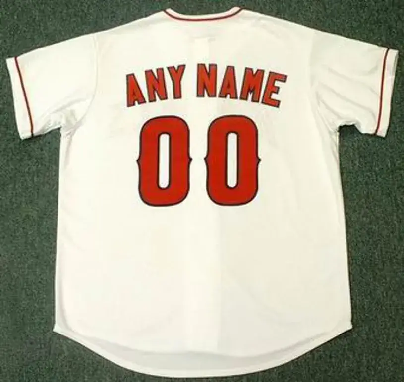 LOS ANGELES ANGELS 2010 Majestic Throwback Jersey Customized “Any Name & Number(s)” 