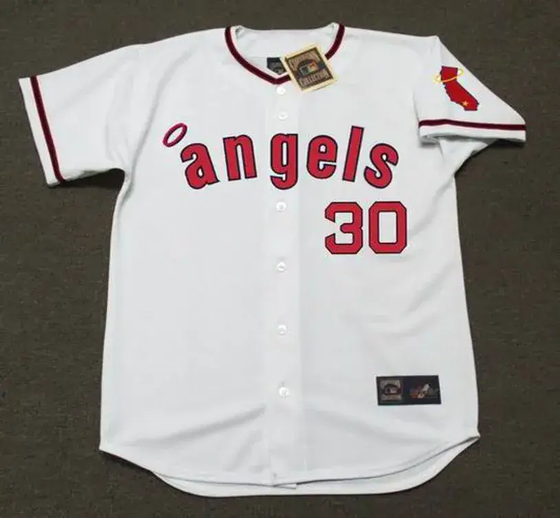NOLAN RYAN California Angels 1972 Home Majestic Baseball Throwback Jersey