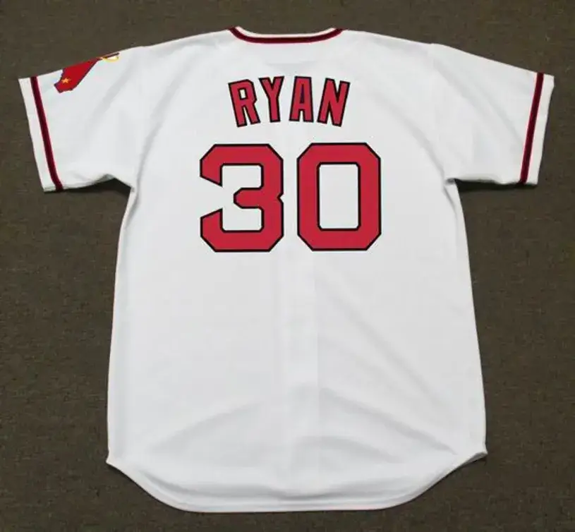NOLAN RYAN California Angels 1972 Home Majestic Baseball Throwback Jersey 