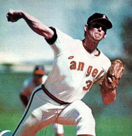 NOLAN RYAN California Angels 1972 Home Majestic Baseball Throwback Jersey 