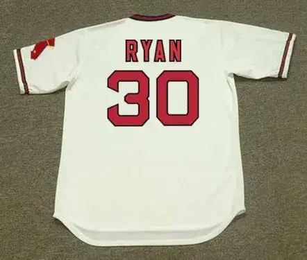 NOLAN RYAN California Angels 1978 Home Majestic Throwback Baseball Jersey