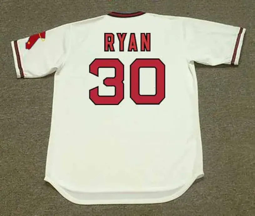 NOLAN RYAN California Angels 1978 Home Majestic Throwback Baseball Jersey