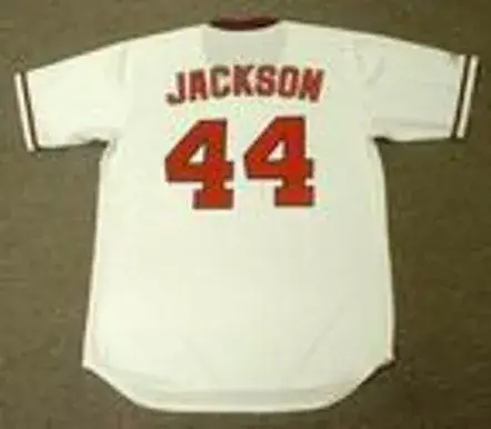 REGGIE JACKSON California Angels 1982 Majestic Cooperstown Throwback Jersey 