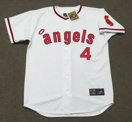 TONY CONIGLIARO California Angels 1971 Home Majestic Baseball Throwback Jersey