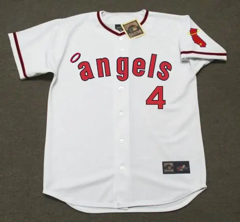 TONY CONIGLIARO California Angels 1971 Home Majestic Baseball Throwback Jersey
