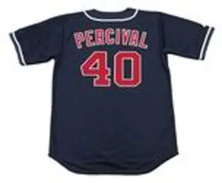 TROY PERCIVAL California Angels 1995 Majestic Throwback Alternate Baseball Jersey 