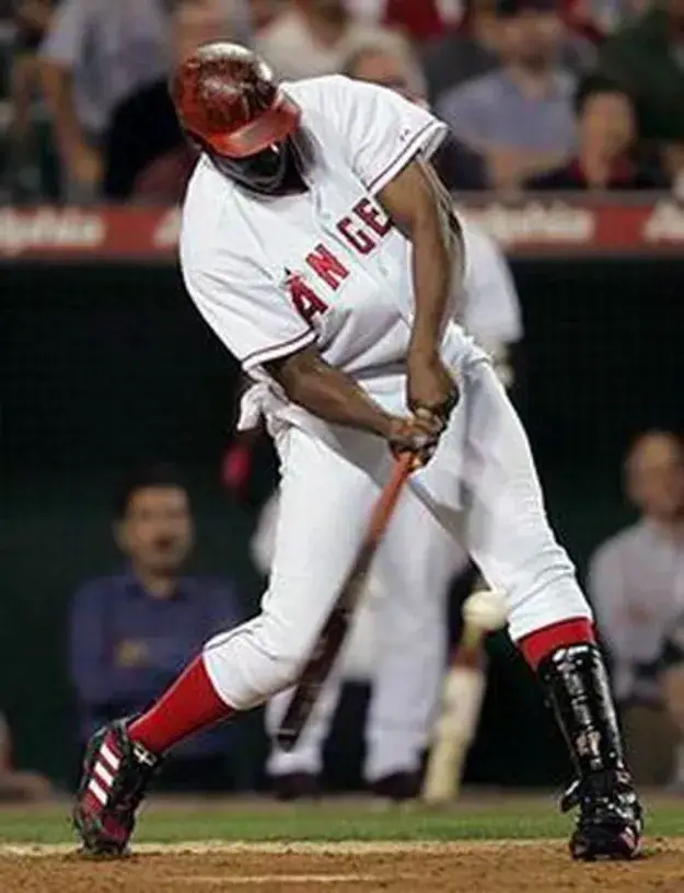 VLADIMIR GUERRERO Anaheim Angels 2004 Home Majestic Throwback Baseball Jersey 