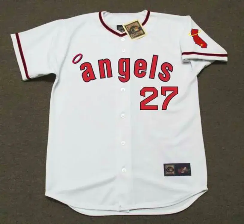VLADIMIR GUERRERO California Angels 1970’s Majestic Cooperstown Baseball Jersey