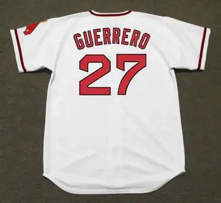 VLADIMIR GUERRERO California Angels 1970’s Majestic Cooperstown Baseball Jersey 
