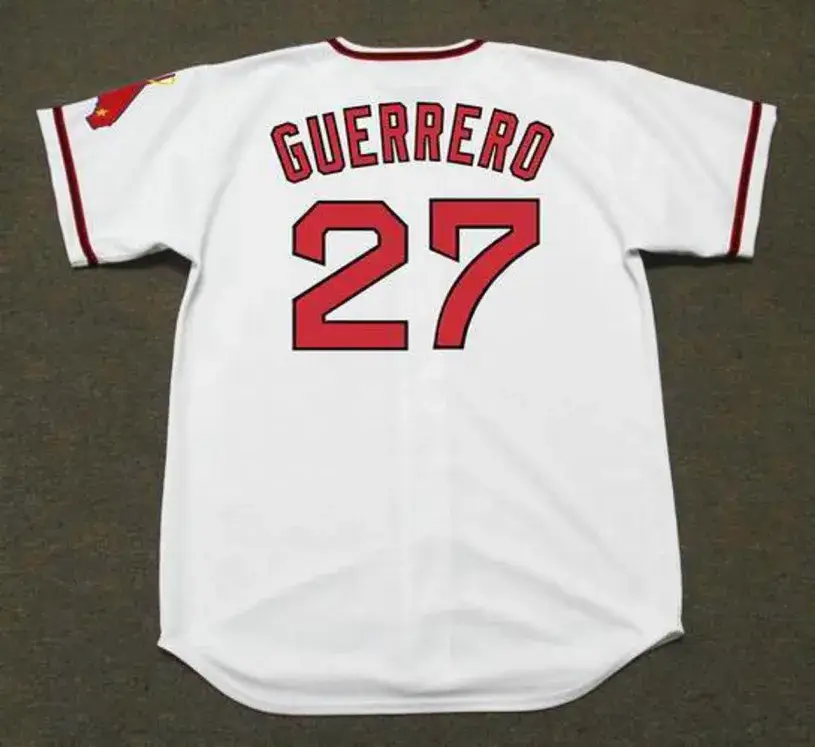 VLADIMIR GUERRERO California Angels 1970’s Majestic Cooperstown Baseball Jersey 