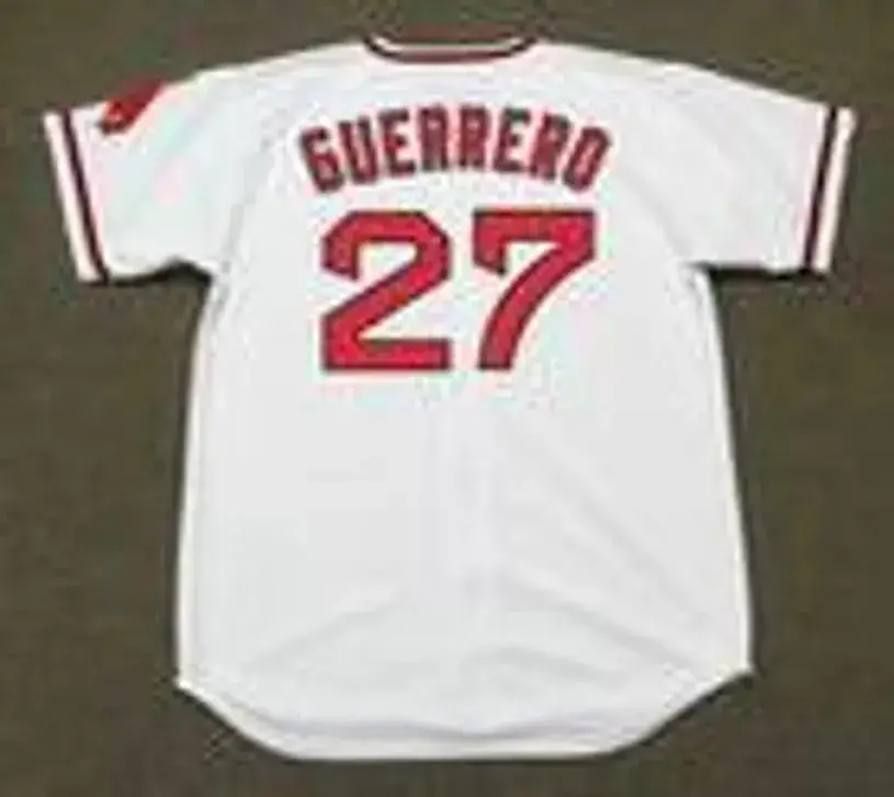 VLADIMIR GUERRERO California Angels 1970’s Majestic Cooperstown Baseball Jersey 
