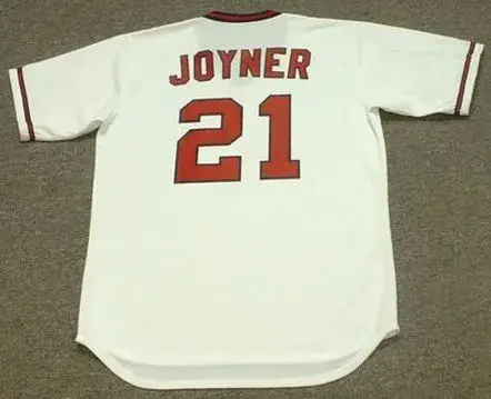 WALLY JOYNER California Angels 1986 Majestic Throwback Baseball Jersey 