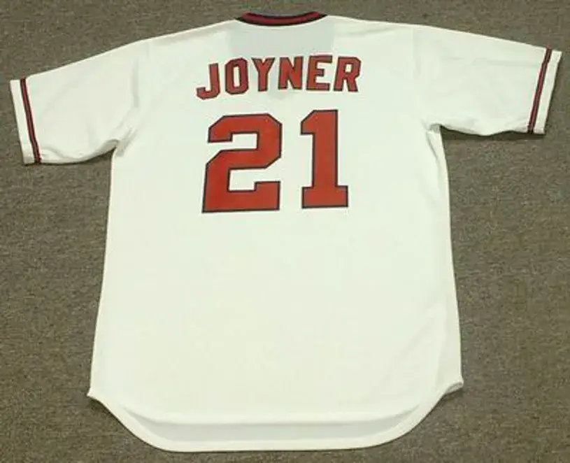 WALLY JOYNER California Angels 1986 Majestic Throwback Baseball Jersey 