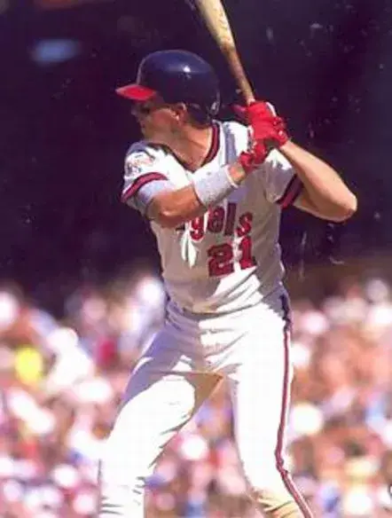 WALLY JOYNER California Angels 1986 Majestic Throwback Baseball Jersey 