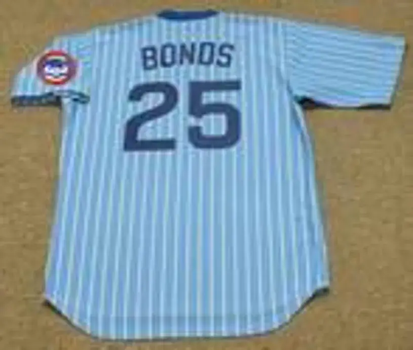 BOBBY BONDS Chicago Cubs 1981 Majestic Throwback Baseball Jersey 