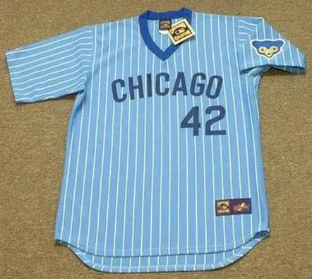 BRUCE SUTTER Chicago Cubs 1978 Majestic Cooperstown Away Baseball Jersey