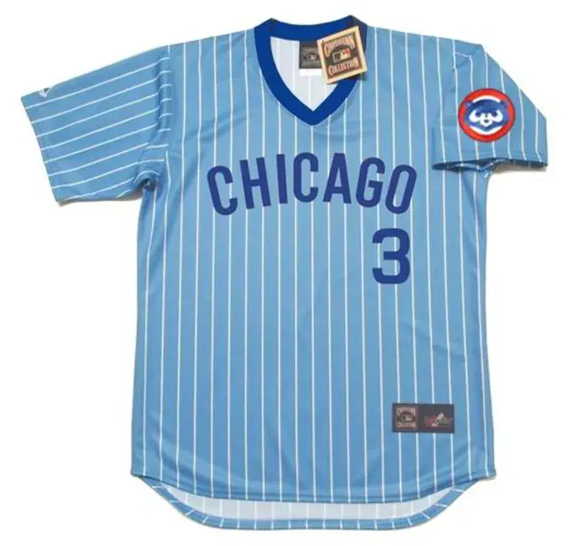 DAVID ROSS Chicago Cubs 1980’s Majestic Cooperstown Throwback Jersey