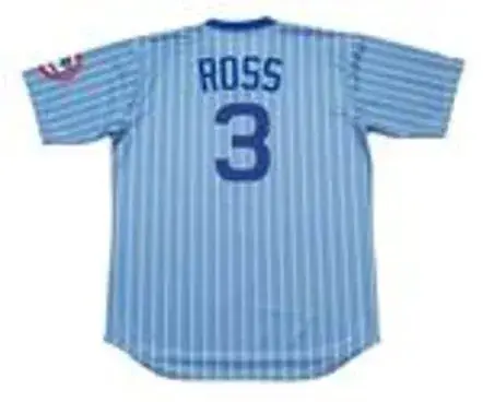 DAVID ROSS Chicago Cubs 1980’s Majestic Cooperstown Throwback Jersey 