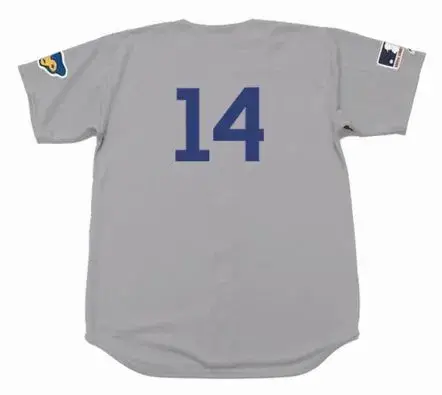 ERNIE BANKS Chicago Cubs 1969 Away Majestic Throwback Baseball Jersey