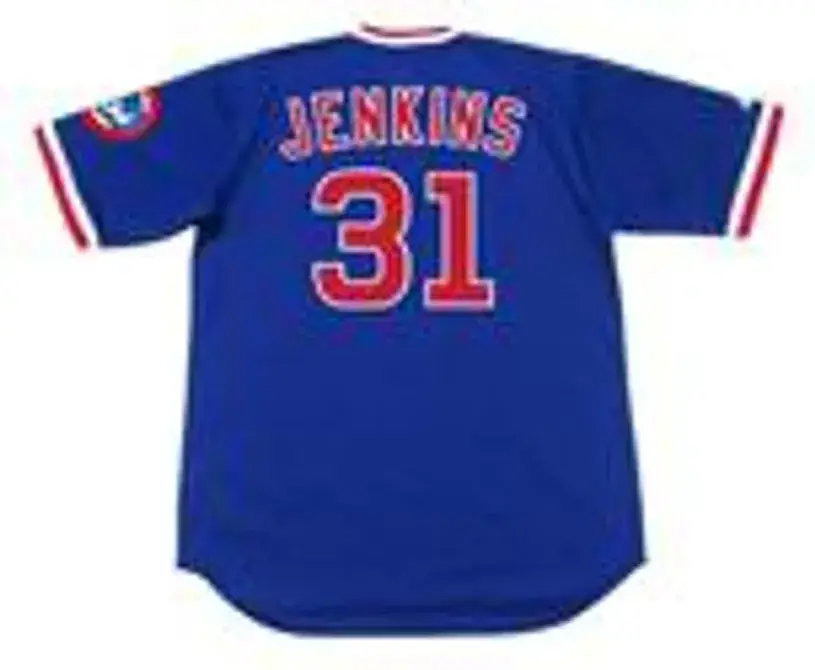 FERGUSON JENKINS Chicago Cubs 1982 Majestic Cooperstown Throwback Jersey 