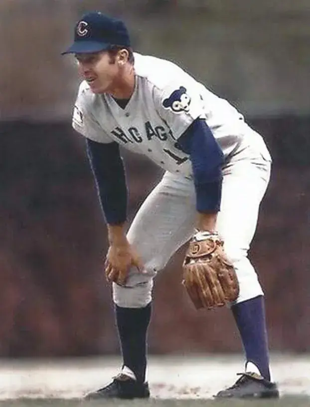 GLENN BECKERT Chicago Cubs 1969 Away Majestic Throwback Baseball Jersey 