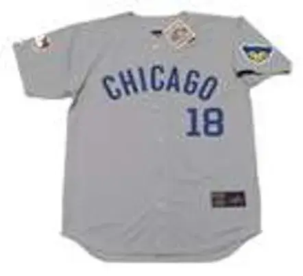 GLENN BECKERT Chicago Cubs 1969 Away Majestic Throwback Baseball Jersey 