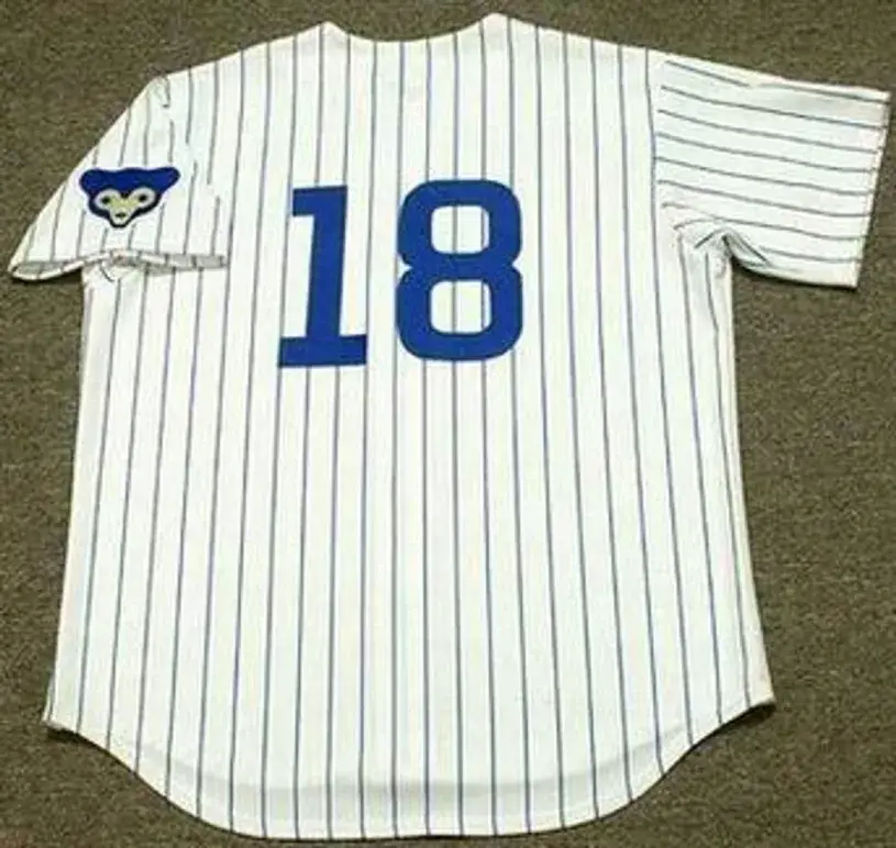 GLENN BECKERT Chicago Cubs 1969 Majestic Cooperstown Home Baseball Jersey 