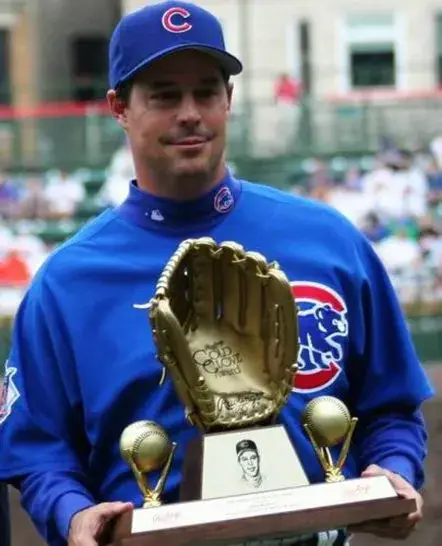 GREG MADDUX Chicago Cubs 2004 Majestic Throwback Alternate Baseball Jersey 