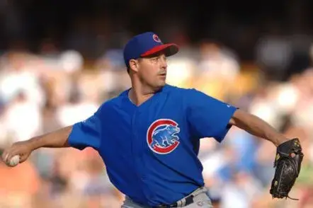 GREG MADDUX Chicago Cubs 2004 Majestic Throwback Alternate Baseball Jersey 