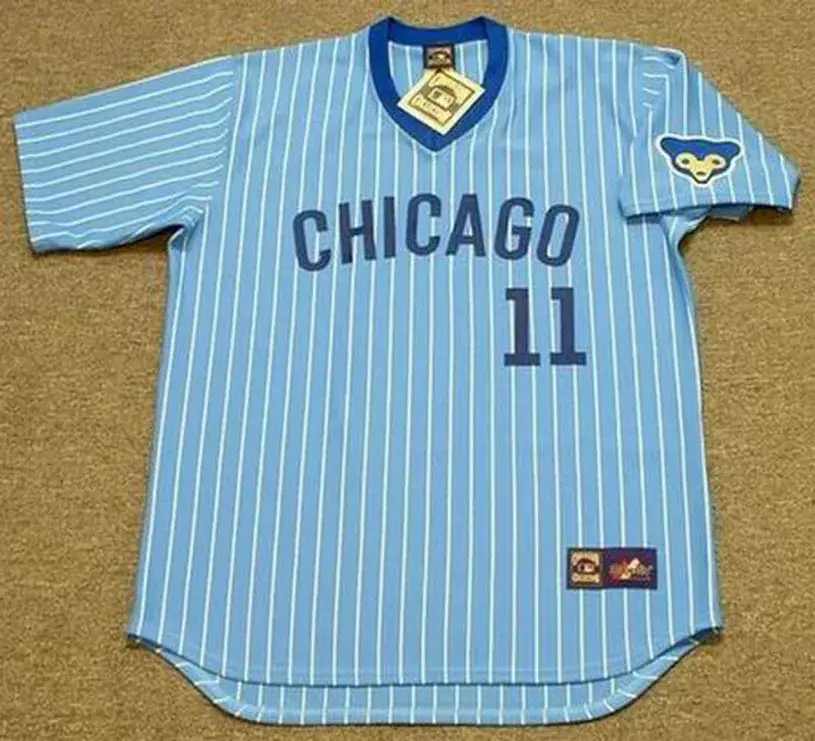 IVAN DEJESUS Chicago Cubs 1978 Majestic Cooperstown Throwback Baseball Jersey