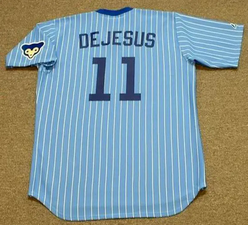 IVAN DEJESUS Chicago Cubs 1978 Majestic Cooperstown Throwback Baseball Jersey 