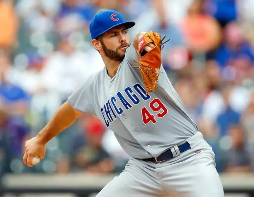 JAKE ARRIETA Chicago Cubs 2016 Majestic Away Baseball Jersey 