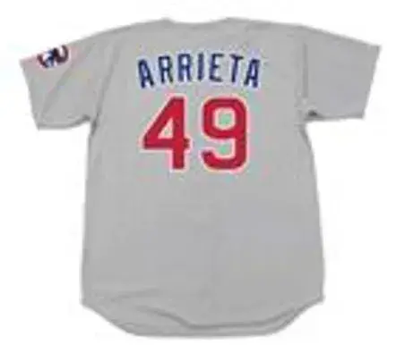 JAKE ARRIETA Chicago Cubs 2016 Majestic Away Baseball Jersey 