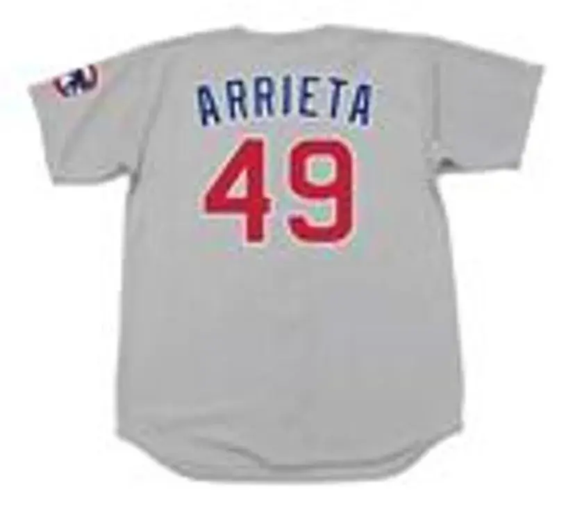 JAKE ARRIETA Chicago Cubs 2016 Majestic Away Baseball Jersey 