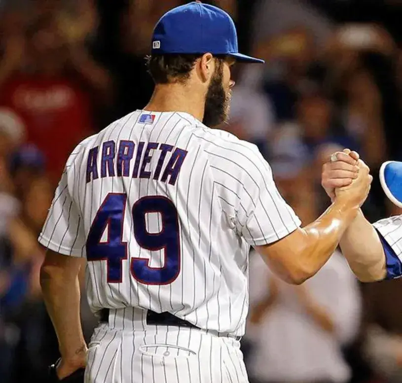 JAKE ARRIETA Chicago Cubs 2016 Majestic Home Baseball Jersey 